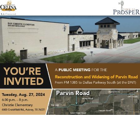 Parvin Road Input Meeting August 27